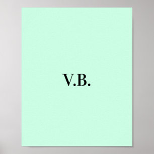 Eenvoudige kleurrijke voeg uw tekst naam afbeeldin poster
