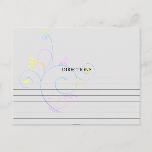 Eenvoudige kleurrijke, zwenkbare kaarten (Voorkant)