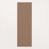 Eenvoudige koffie bruin neutrale minimalistische o yogamat (Achterkant)