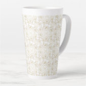 Eenvoudige koffiemok  latte mok (Rechterhoek)