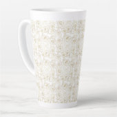 Eenvoudige koffiemok  latte mok (Linkerhoek)