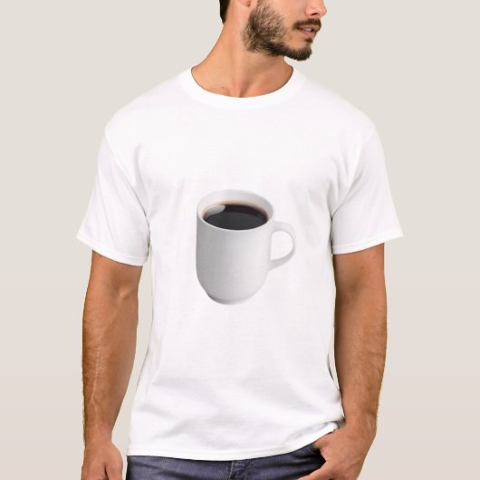 Eenvoudige kop Americano T-shirt (Voorkant)