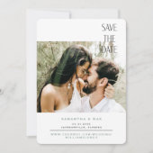 Eenvoudige koppeling foto's opnieuw gemaakt Opslaa Save The Date (Voorkant)