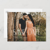 Eenvoudige koppeling van foto's opslaan Datum Aankondigingskaart (Voorkant / Achterkant)