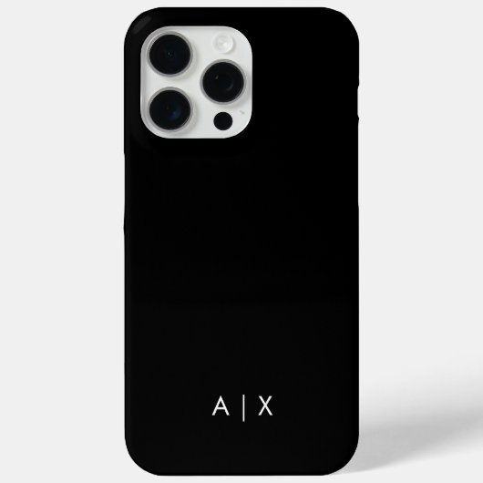 Eenvoudige koppelnaam gemerkt Case-Mate iPhone case (Achterkant)