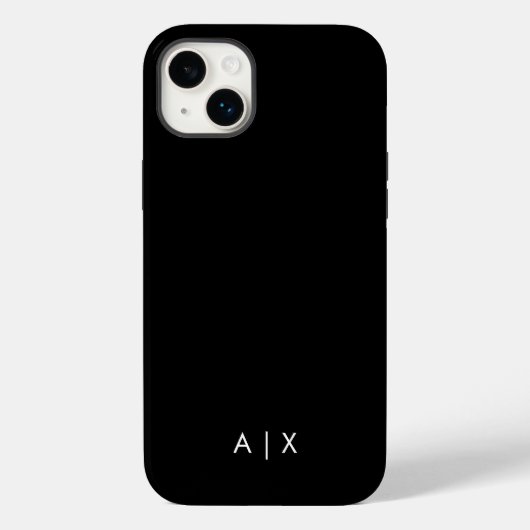 Eenvoudige koppelnaam gemerkt Case-Mate iPhone case (Achterkant)