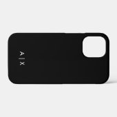 Eenvoudige koppelnaam gemerkt Case-Mate iPhone case (Achterkant (horizontaal))