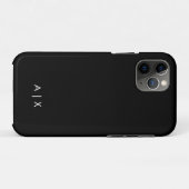 Eenvoudige koppelnaam gemerkt Case-Mate iPhone case (Achterkant (horizontaal))