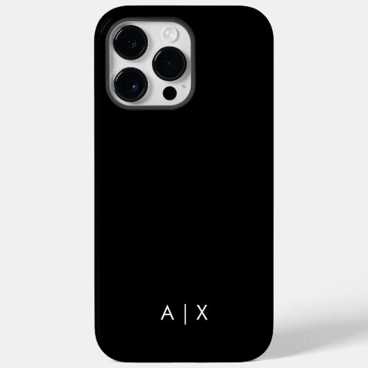 Eenvoudige koppelnaam gemerkt Case-Mate iPhone case (Achterkant)