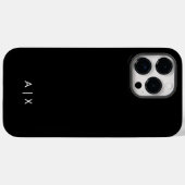 Eenvoudige koppelnaam gemerkt Case-Mate iPhone case (Achterkant (horizontaal))
