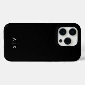 Eenvoudige koppelnaam gemerkt Case-Mate iPhone case (Achterkant (horizontaal))