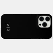 Eenvoudige koppelnaam gemerkt Case-Mate iPhone case (Achterkant (horizontaal))