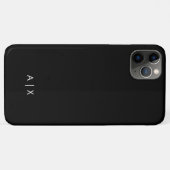 Eenvoudige koppelnaam gemerkt Case-Mate iPhone case (Achterkant (horizontaal))