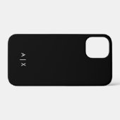 Eenvoudige koppelnaam gemerkt Case-Mate iPhone case (Achterkant (horizontaal))