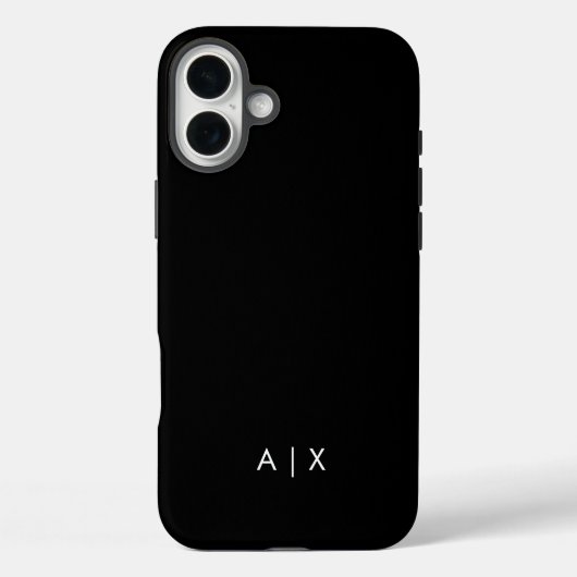 Eenvoudige koppelnaam gemerkt Case-Mate iPhone case (Achterkant)
