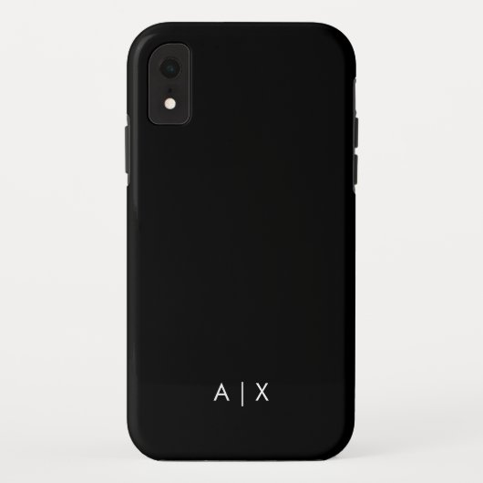 Eenvoudige koppelnaam gemerkt Case-Mate iPhone case (Achterkant)