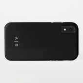Eenvoudige koppelnaam gemerkt Case-Mate iPhone case (Achterkant (horizontaal))