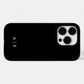 Eenvoudige koppelnaam gemerkt Case-Mate iPhone case (Achterkant (horizontaal))