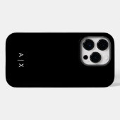 Eenvoudige koppelnaam gemerkt Case-Mate iPhone case (Achterkant (horizontaal))