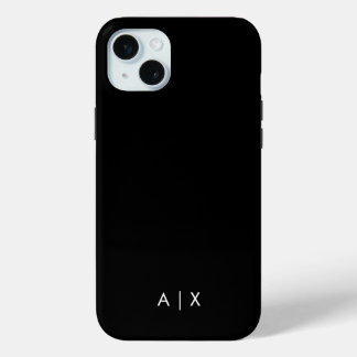 Eenvoudige koppelnaam gemerkt iPhone 15 mini hoesje