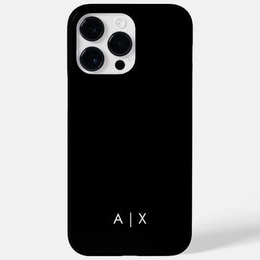 Eenvoudige koppelnaam gemerkt Case-Mate iPhone case (Achterkant)