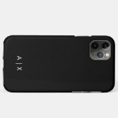 Eenvoudige koppelnaam gemerkt Case-Mate iPhone case (Achterkant (horizontaal))