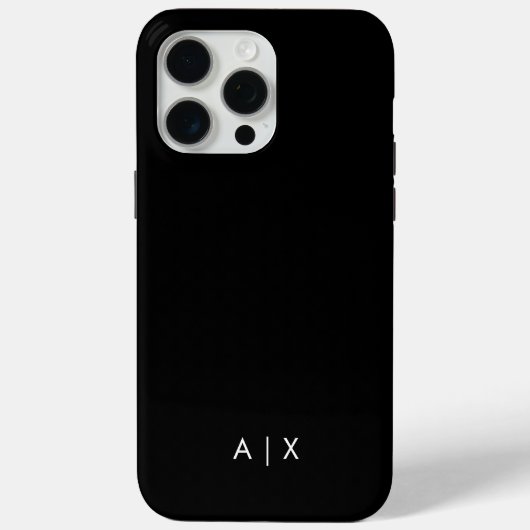 Eenvoudige koppelnaam gemerkt Case-Mate iPhone case (Achterkant)