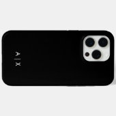 Eenvoudige koppelnaam gemerkt Case-Mate iPhone case (Achterkant (horizontaal))