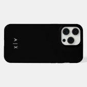 Eenvoudige koppelnaam gemerkt iPhone hoesje (Achterkant horizontaal)
