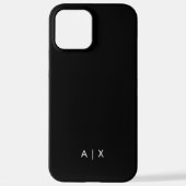 Eenvoudige koppelnaam gemerkt iPhone hoesje (Achterkant)