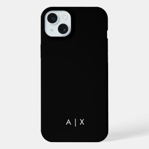 Eenvoudige koppelnaam gemerkt iPhone 15 plus case