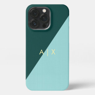 Eenvoudige koppelnaam gemerkt iPhone 13 pro hoesje
