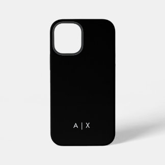 Eenvoudige koppelnaam gemonogrammeerd iPhone 12 mini hoesje