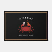 Eenvoudige krab garnalen zeevruchten Restaurant lo Deurmat (Voorkant)