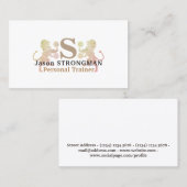 Eenvoudige, krachtige leeuwenkapafdekking voor die visitekaartje (Voorkant / Achterkant)