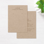 Eenvoudige Kraft Earring Display Card Visitekaartje (Bureau)