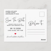 Eenvoudige Kraft huwelijksbelofte vernieuwing save Briefkaart (Achterkant)