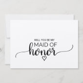 Eenvoudige Kraft-kalligrafie gemaakt van het eervo Kaart (Voorkant)