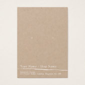 Eenvoudige kraft oorbel display kaart (Voorkant)