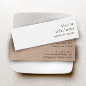 Eenvoudige Kraft Paper-Kaart voor het oormerken va Mini Visitekaartjes