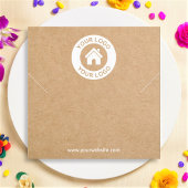 Eenvoudige Kraft Paper Ketting Bracelet Display Ca Vierkante Visitekaartje