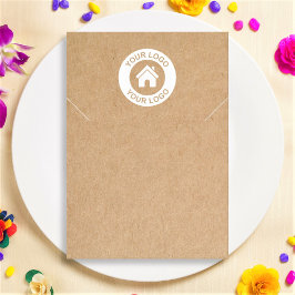 Eenvoudige Kraft Paper Ketting Bracelet Display Ca Visitekaartje