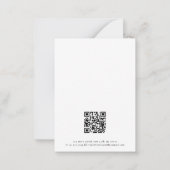 Eenvoudige krans voor kleine bedrijven vakantie da notitiekaartje (Achterkant)