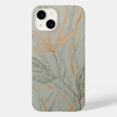 Eenvoudige krijt elegante kunst Case-Mate iPhone case (Achterkant)