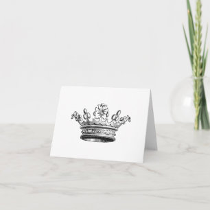  Eenvoudige Kroon...Notecard Kaart