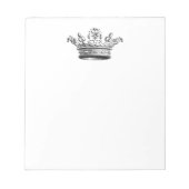  Eenvoudige kroon...notitieblok Notitieblok (Voorkant)