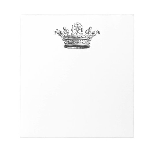  Eenvoudige kroon...notitieblok Notitieblok (Voorkant)