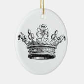  Eenvoudige kroon...ornament Keramisch Ornament (Rechts)