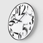 Eenvoudige kunst grote klok (Hoek)