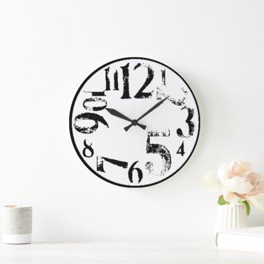 Eenvoudige kunst grote klok (Huis)